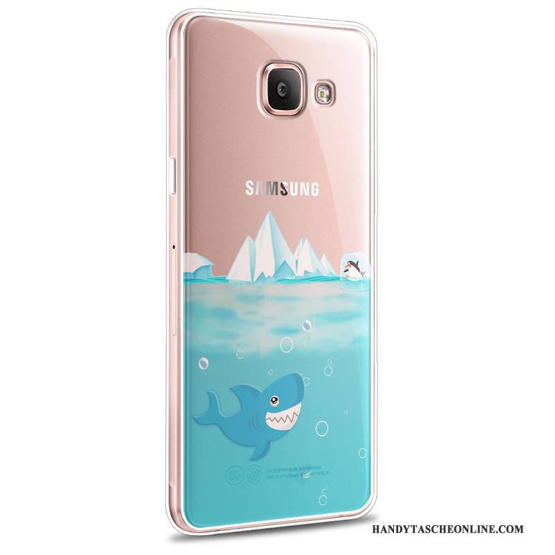 Hülle Samsung Galaxy A7 2016 Weiche Anti-sturz Rosa, Case Samsung Galaxy A7 2016 Karikatur Neu Handyhüllen