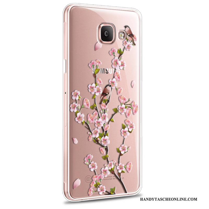 Hülle Samsung Galaxy A7 2016 Weiche Anti-sturz Rosa, Case Samsung Galaxy A7 2016 Karikatur Neu Handyhüllen