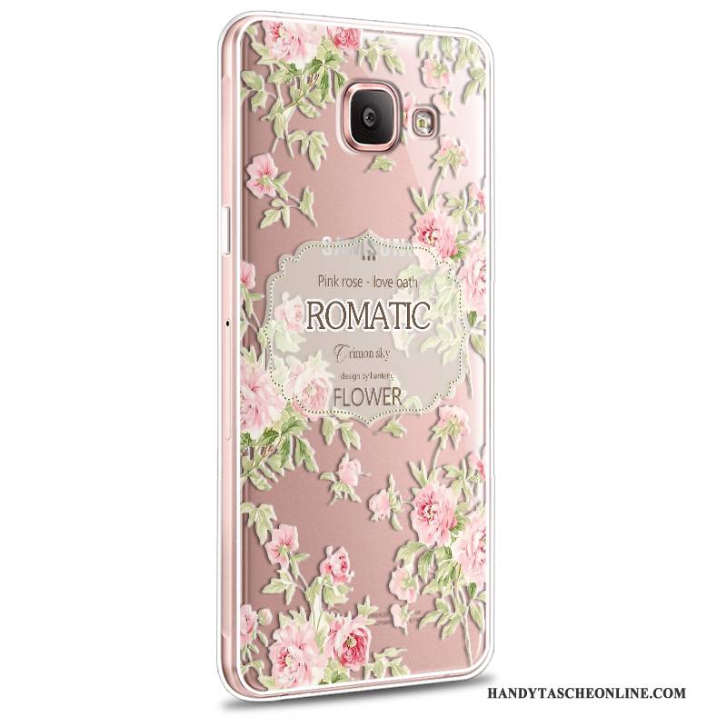 Hülle Samsung Galaxy A7 2016 Weiche Anti-sturz Rosa, Case Samsung Galaxy A7 2016 Karikatur Neu Handyhüllen