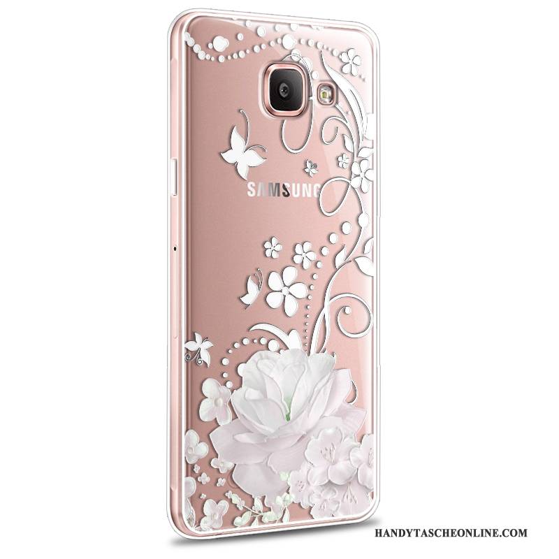 Hülle Samsung Galaxy A7 2016 Weiche Anti-sturz Rosa, Case Samsung Galaxy A7 2016 Karikatur Neu Handyhüllen