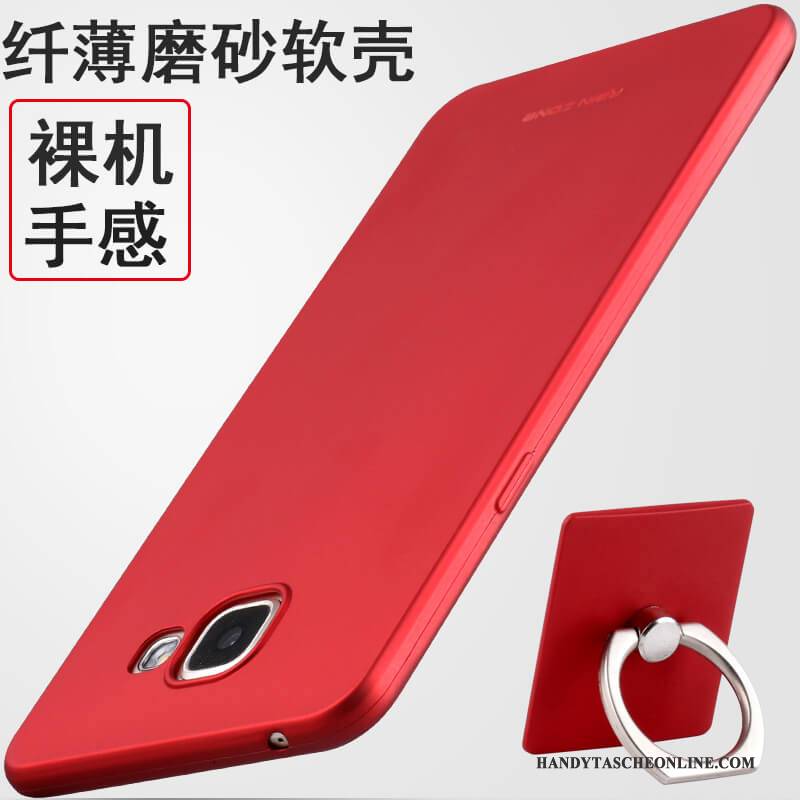 Hülle Samsung Galaxy A7 2016 Weiche Handyhüllen Rot, Case Samsung Galaxy A7 2016 Taschen