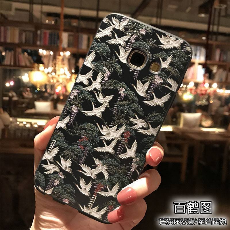 Hülle Samsung Galaxy A7 2017 Farbe Persönlichkeit Hängende Verzierungen, Case Samsung Galaxy A7 2017 Taschen Wind Trend