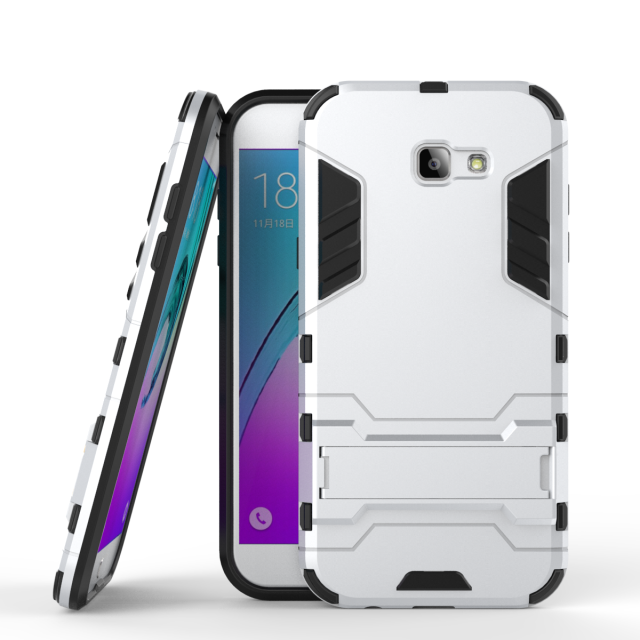 Hülle Samsung Galaxy A7 2017 Halterung Handyhüllen Anti-sturz, Case Samsung Galaxy A7 2017 Schutz Rot Trend