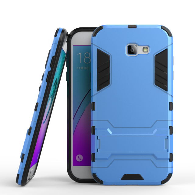 Hülle Samsung Galaxy A7 2017 Halterung Handyhüllen Anti-sturz, Case Samsung Galaxy A7 2017 Schutz Rot Trend