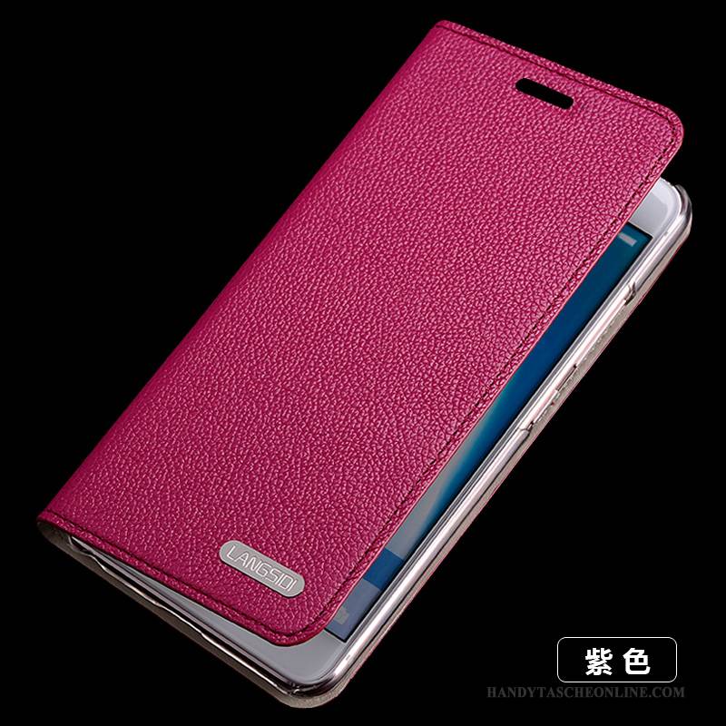 Hülle Samsung Galaxy A7 2017 Lederhülle Anti-sturz Angepasst, Case Samsung Galaxy A7 2017 Schutz Rosa Handyhüllen