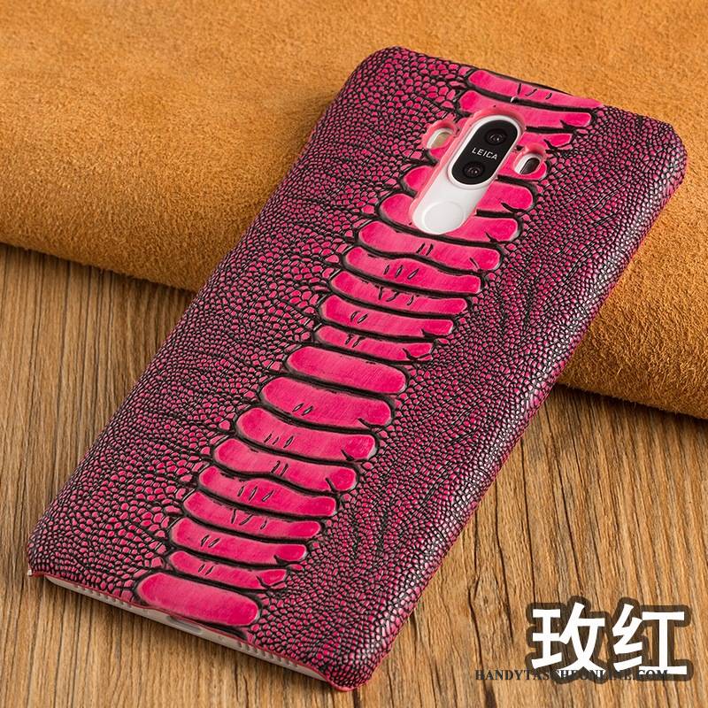 Hülle Samsung Galaxy A7 2017 Lederhülle Rot Anti-sturz, Case Samsung Galaxy A7 2017 Leder Angepasst Handyhüllen