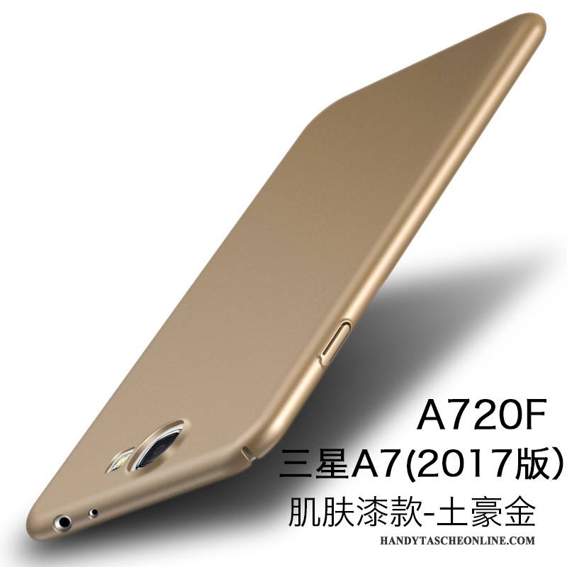 Hülle Samsung Galaxy A7 2017 Schutz Schwer Gold, Case Samsung Galaxy A7 2017 Membran Handyhüllen