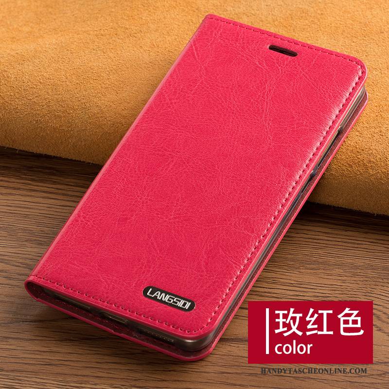 Hülle Samsung Galaxy A7 2017 Taschen Handyhüllen Rot, Case Samsung Galaxy A7 2017 Silikon Business Anti-sturz