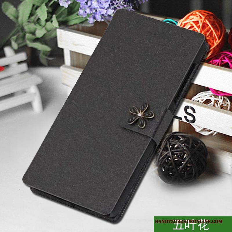 Hülle Samsung Galaxy A7 2018 Lederhülle Lila Anti-sturz, Case Samsung Galaxy A7 2018 Folio Handyhüllen