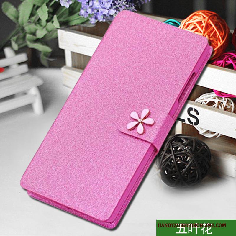 Hülle Samsung Galaxy A7 2018 Lederhülle Lila Anti-sturz, Case Samsung Galaxy A7 2018 Folio Handyhüllen