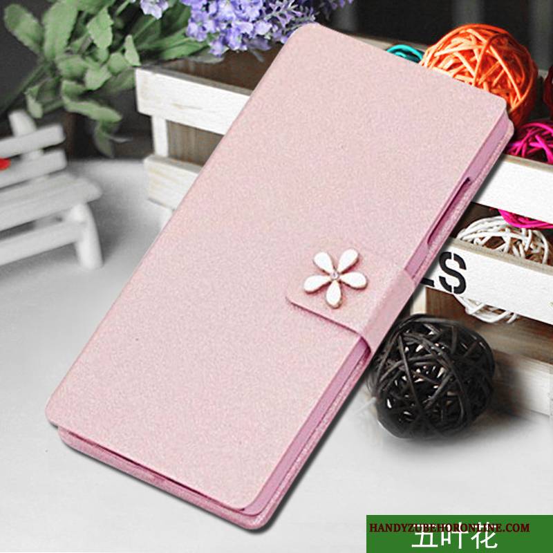 Hülle Samsung Galaxy A7 2018 Lederhülle Lila Anti-sturz, Case Samsung Galaxy A7 2018 Folio Handyhüllen