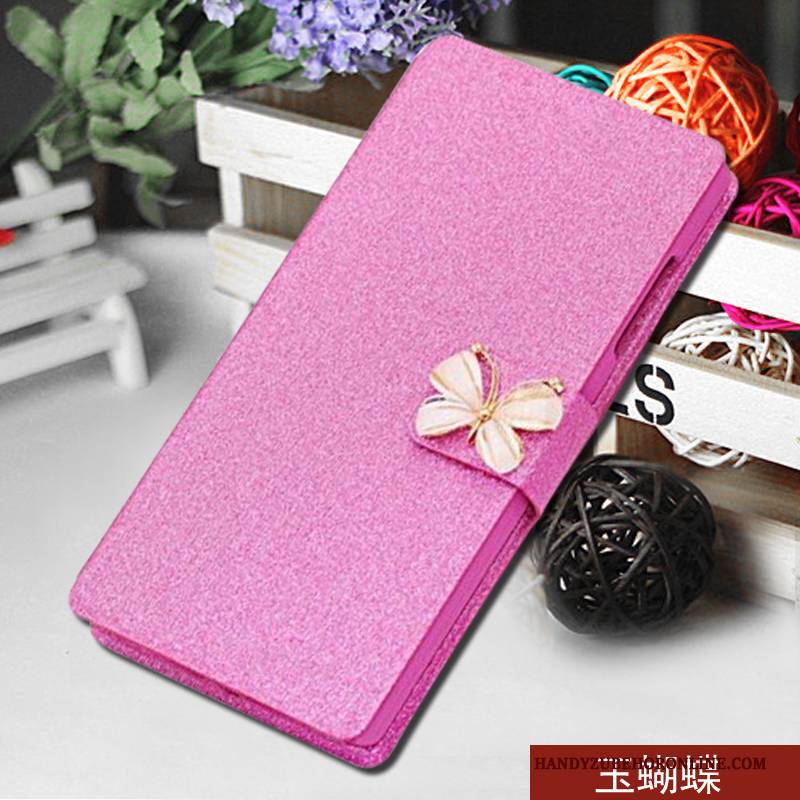 Hülle Samsung Galaxy A7 2018 Lederhülle Lila Anti-sturz, Case Samsung Galaxy A7 2018 Folio Handyhüllen