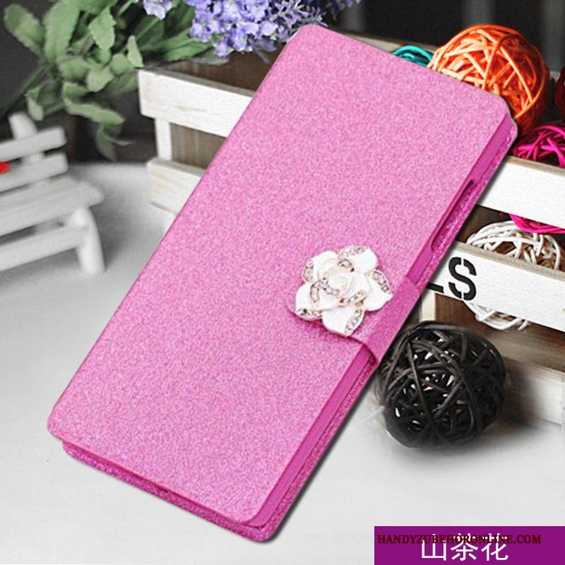 Hülle Samsung Galaxy A7 2018 Lederhülle Lila Anti-sturz, Case Samsung Galaxy A7 2018 Folio Handyhüllen