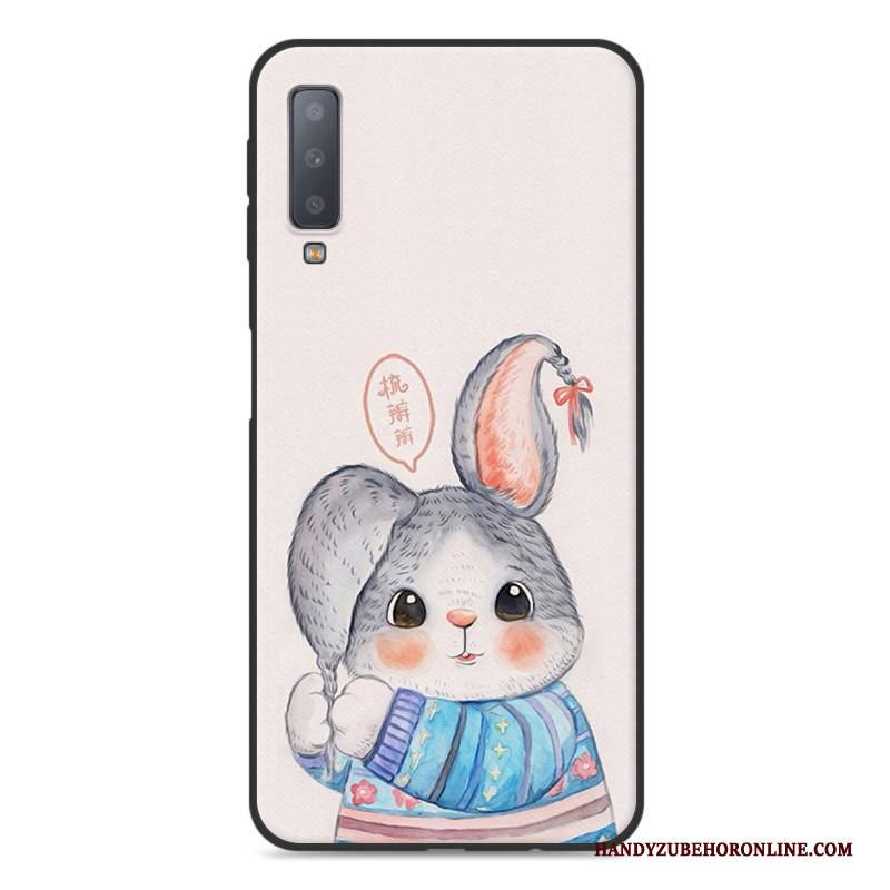 Hülle Samsung Galaxy A7 2018 Schutz Anti-sturz Schwarz, Case Samsung Galaxy A7 2018 Weiche Handyhüllen