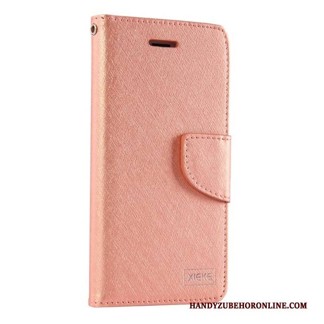 Hülle Samsung Galaxy A7 2018 Schutz Rosegold Monat, Case Samsung Galaxy A7 2018 Lederhülle Handyhüllen Karte