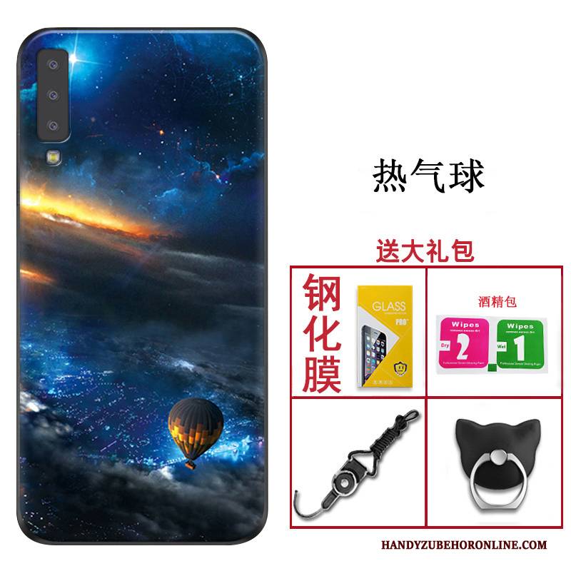 Hülle Samsung Galaxy A7 2018 Silikon Handyhüllen Trend, Case Samsung Galaxy A7 2018 Weiche Anti-sturz