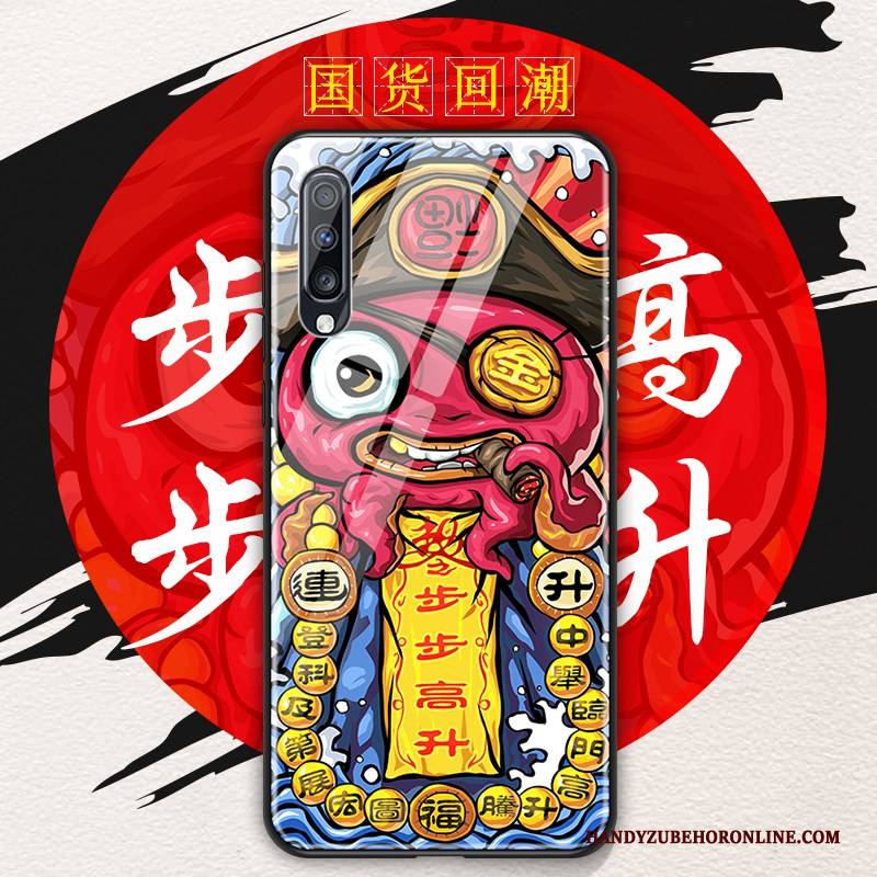 Hülle Samsung Galaxy A70 Kreativ Blau Reichtum, Case Samsung Galaxy A70 Schutz Neu Chinesische Art