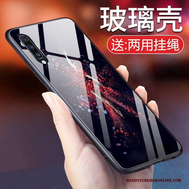 Hülle Samsung Galaxy A70 Schutz Persönlichkeit Sternenhimmel, Case Samsung Galaxy A70 Schwarz Handyhüllen