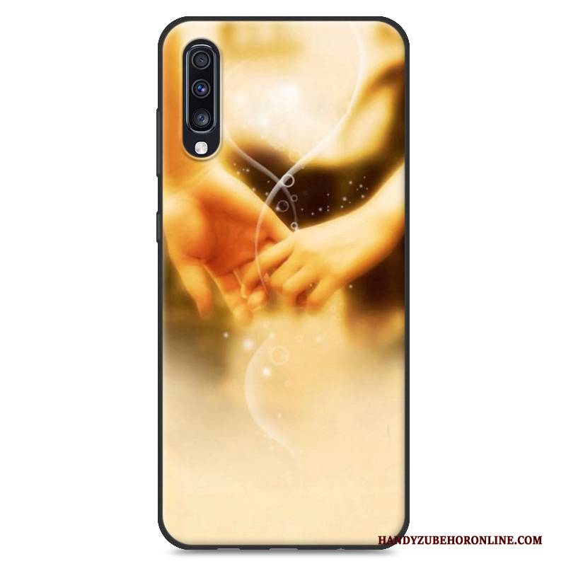 Hülle Samsung Galaxy A70 Silikon Nubuck Anti-sturz, Case Samsung Galaxy A70 Weiche Rot Handyhüllen