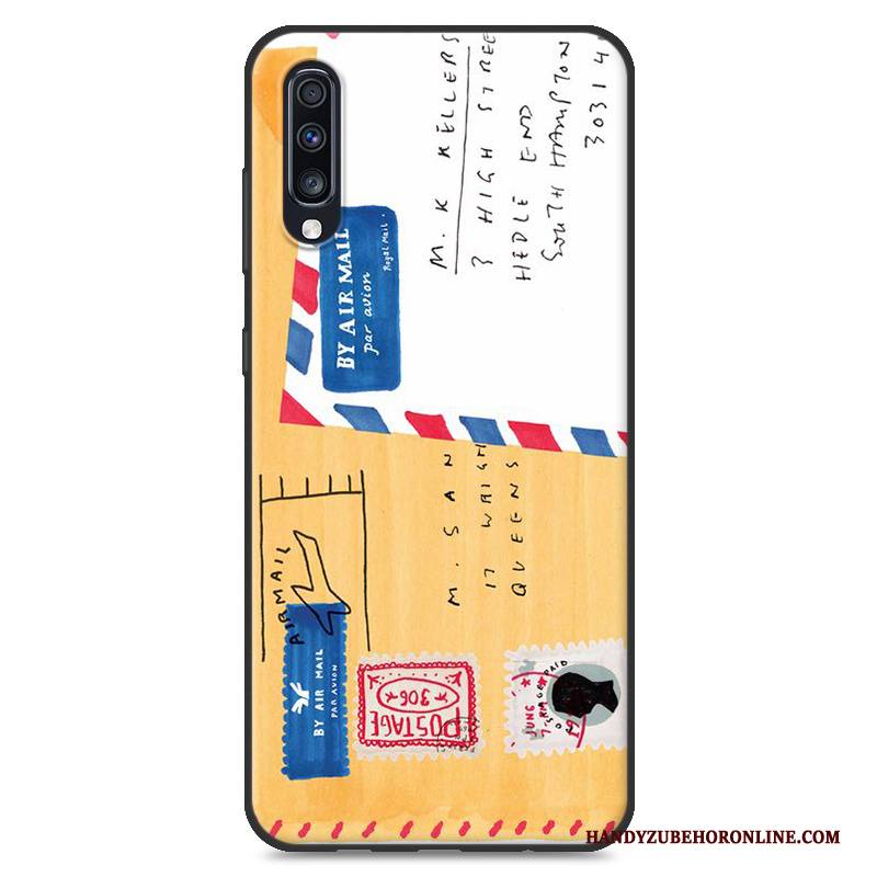 Hülle Samsung Galaxy A70 Silikon Nubuck Anti-sturz, Case Samsung Galaxy A70 Weiche Rot Handyhüllen