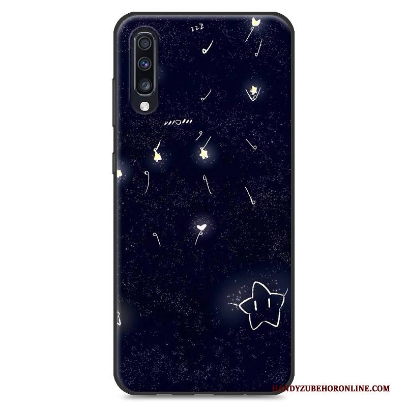 Hülle Samsung Galaxy A70 Silikon Nubuck Anti-sturz, Case Samsung Galaxy A70 Weiche Rot Handyhüllen