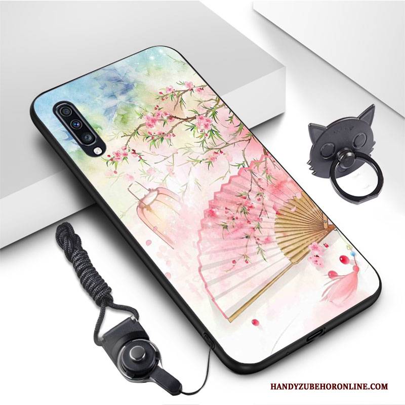 Hülle Samsung Galaxy A70 Taschen Gelb Anti-sturz, Case Samsung Galaxy A70 Weiche Angepasst Wind