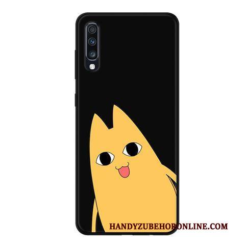 Hülle Samsung Galaxy A70 Weiche Durchbrochenes Garn, Case Samsung Galaxy A70 Schutz Nubuck Anti-sturz