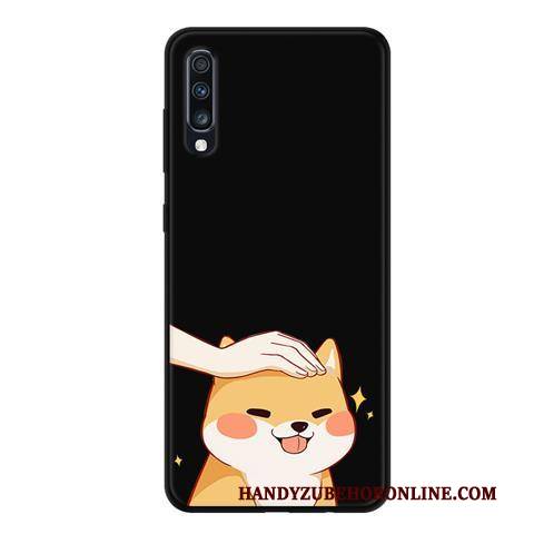 Hülle Samsung Galaxy A70 Weiche Durchbrochenes Garn, Case Samsung Galaxy A70 Schutz Nubuck Anti-sturz