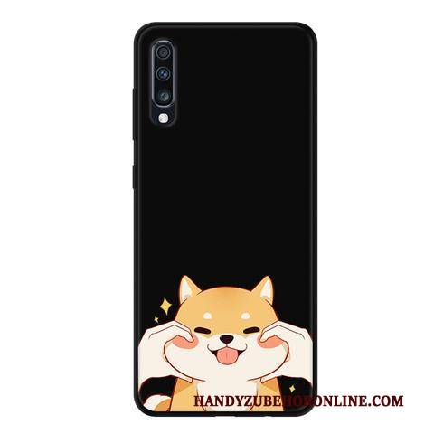 Hülle Samsung Galaxy A70 Weiche Durchbrochenes Garn, Case Samsung Galaxy A70 Schutz Nubuck Anti-sturz