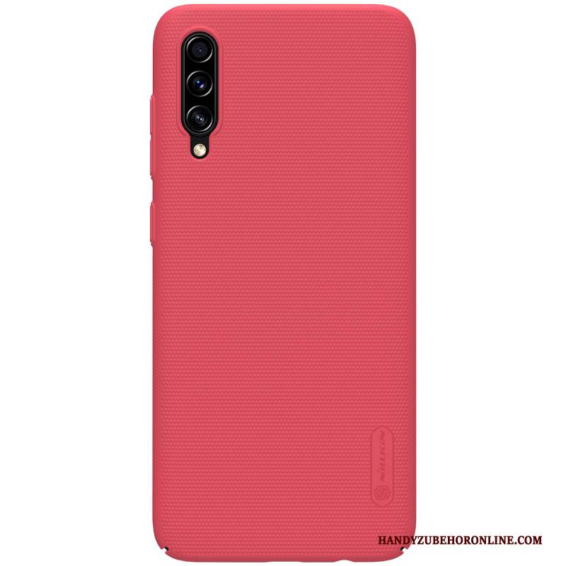 Hülle Samsung Galaxy A70s Halterung Gold Leicht, Case Samsung Galaxy A70s Schutz Nubuck Schwer