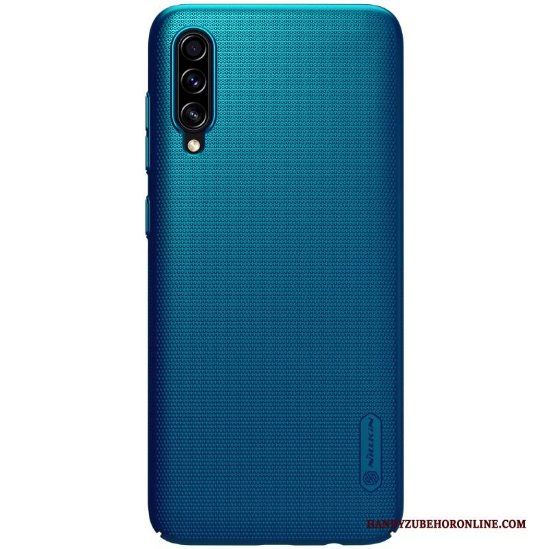 Hülle Samsung Galaxy A70s Halterung Gold Leicht, Case Samsung Galaxy A70s Schutz Nubuck Schwer