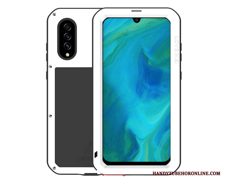 Hülle Samsung Galaxy A70s Schutz Drei Verteidigungen Handyhüllen, Case Samsung Galaxy A70s Taschen Schwarz Anti-sturz