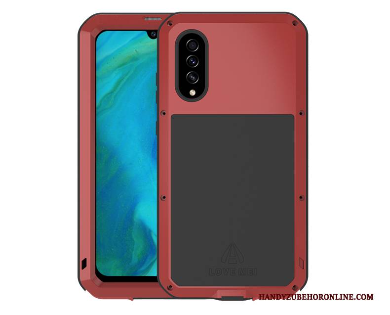 Hülle Samsung Galaxy A70s Schutz Drei Verteidigungen Handyhüllen, Case Samsung Galaxy A70s Taschen Schwarz Anti-sturz