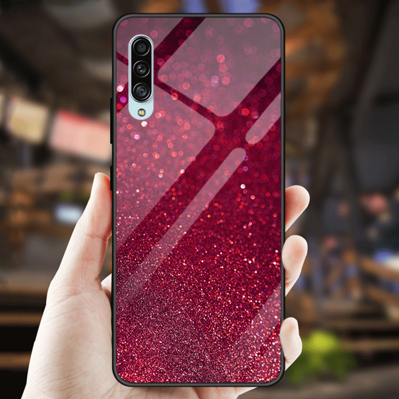 Hülle Samsung Galaxy A70s Taschen Anti-sturz Trendmarke, Case Samsung Galaxy A70s Schutz Einfarbig Spiegel