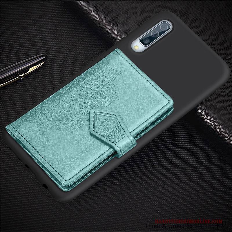 Hülle Samsung Galaxy A70s Weiche Grün Anti-sturz, Case Samsung Galaxy A70s Kreativ Handyhüllen