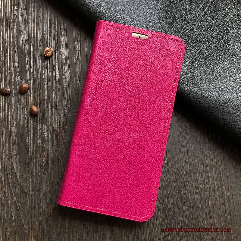 Hülle Samsung Galaxy A71 Folio Rot Muster, Case Samsung Galaxy A71 Halterung Handyhüllen