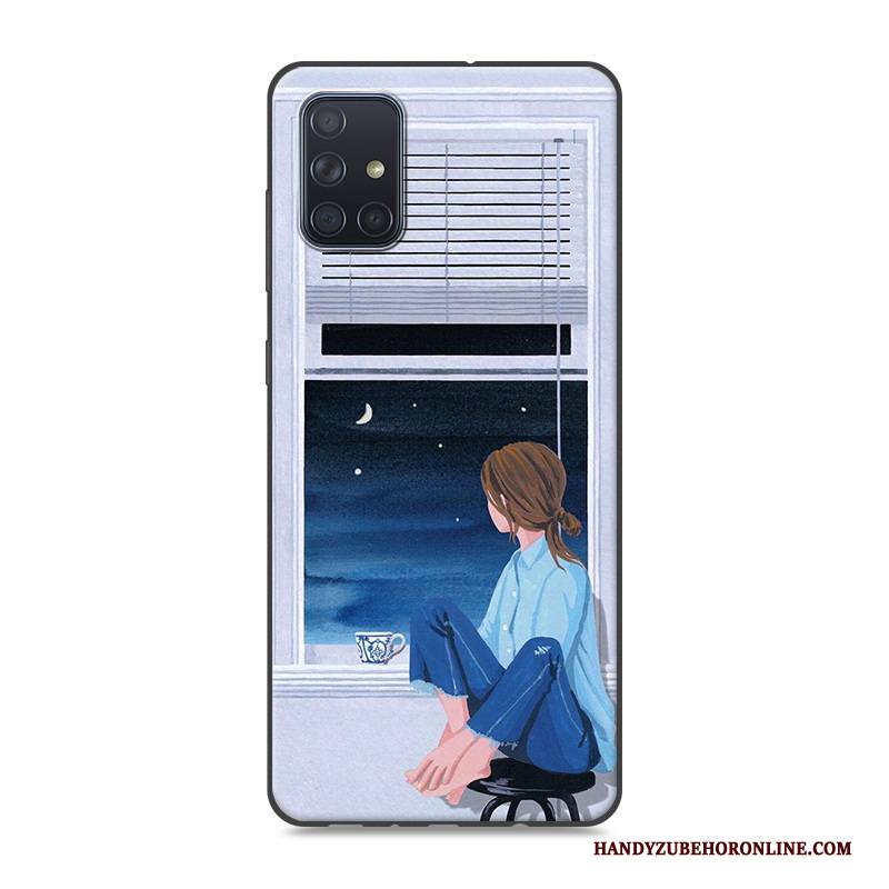 Hülle Samsung Galaxy A71 Gelb Handyhüllen, Case Samsung Galaxy A71 Hängende Verzierungen Neu