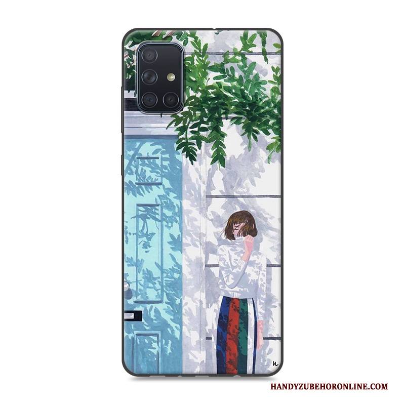 Hülle Samsung Galaxy A71 Gelb Handyhüllen, Case Samsung Galaxy A71 Hängende Verzierungen Neu