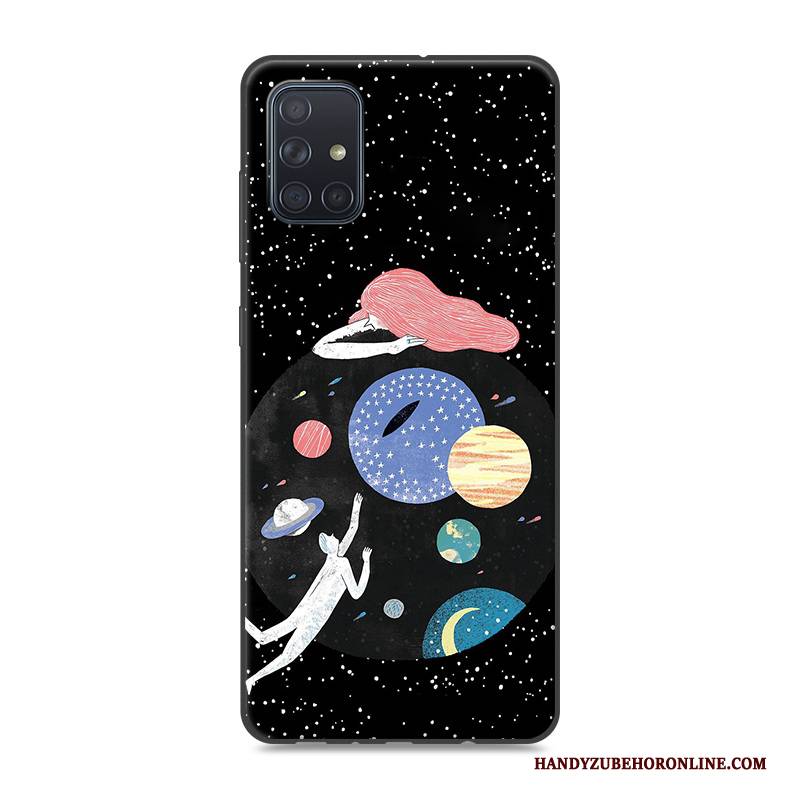 Hülle Samsung Galaxy A71 Gelb Handyhüllen, Case Samsung Galaxy A71 Hängende Verzierungen Neu