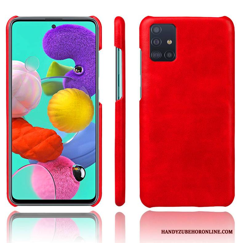 Hülle Samsung Galaxy A71 Kreativ Anti-sturz Persönlichkeit, Case Samsung Galaxy A71 Schutz Trend Netto Rot