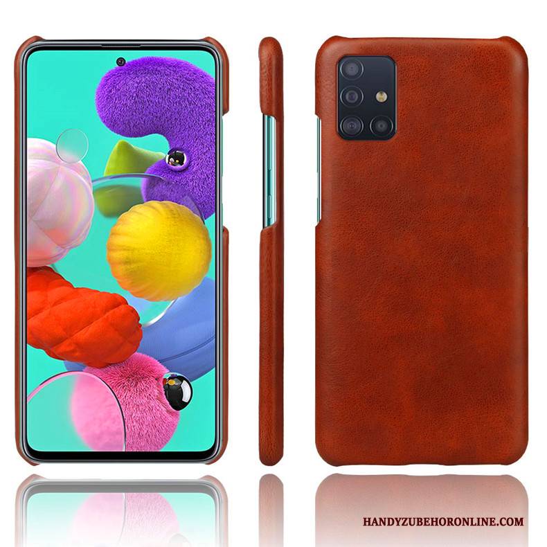 Hülle Samsung Galaxy A71 Kreativ Anti-sturz Persönlichkeit, Case Samsung Galaxy A71 Schutz Trend Netto Rot