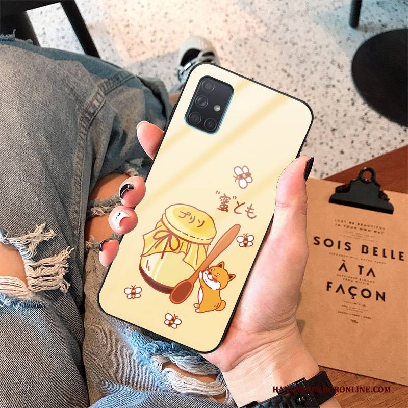 Hülle Samsung Galaxy A71 Kreativ Spiegel Persönlichkeit, Case Samsung Galaxy A71 Weiche Handyhüllen Mini