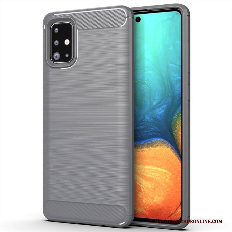 Hülle Samsung Galaxy A71 Schutz Grau Dünne, Case Samsung Galaxy A71 Handyhüllen Anti-sturz