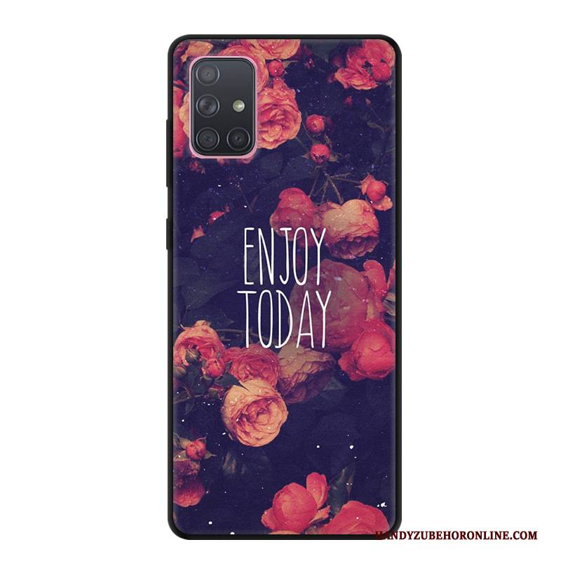 Hülle Samsung Galaxy A71 Schutz Grau Handyhüllen, Case Samsung Galaxy A71 Kreativ