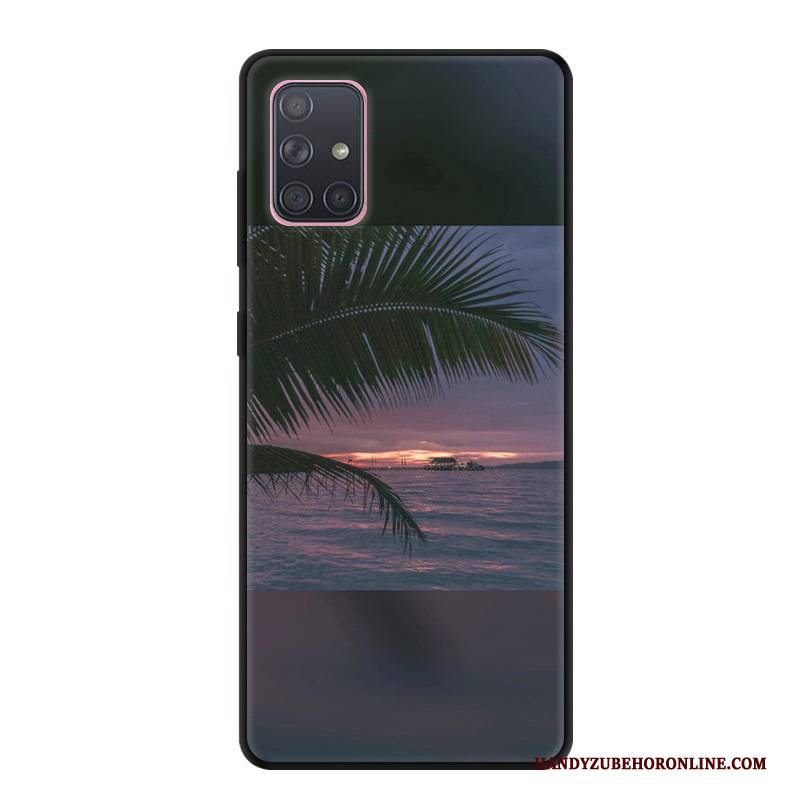 Hülle Samsung Galaxy A71 Schutz Grau Handyhüllen, Case Samsung Galaxy A71 Kreativ