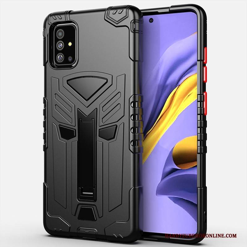 Hülle Samsung Galaxy A71 Schutz Handyhüllen Anti-sturz, Case Samsung Galaxy A71 Silikon Rüstung Grün