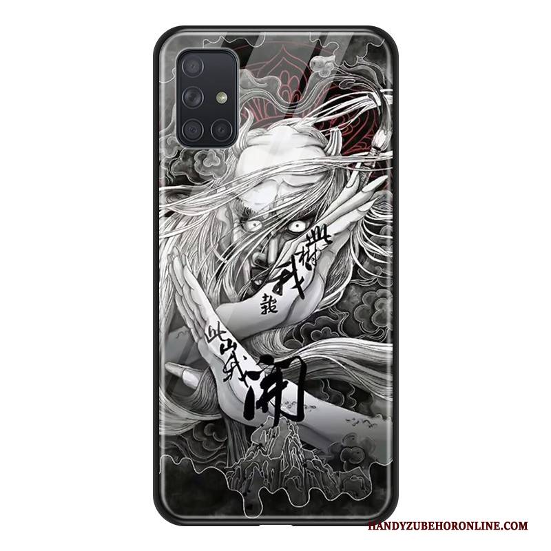 Hülle Samsung Galaxy A71 Schutz Handyhüllen Buddha, Case Samsung Galaxy A71 Groß Rot