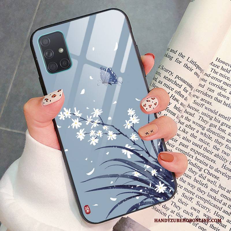 Hülle Samsung Galaxy A71 Schutz Kunst Anti-sturz, Case Samsung Galaxy A71 Taschen Handyhüllen Glas