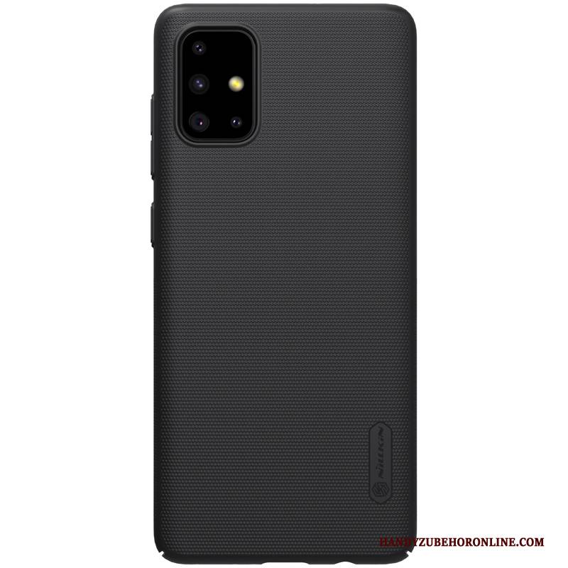 Hülle Samsung Galaxy A71 Taschen Anti-sturz Schwer, Case Samsung Galaxy A71 Halterung Handyhüllen Nubuck