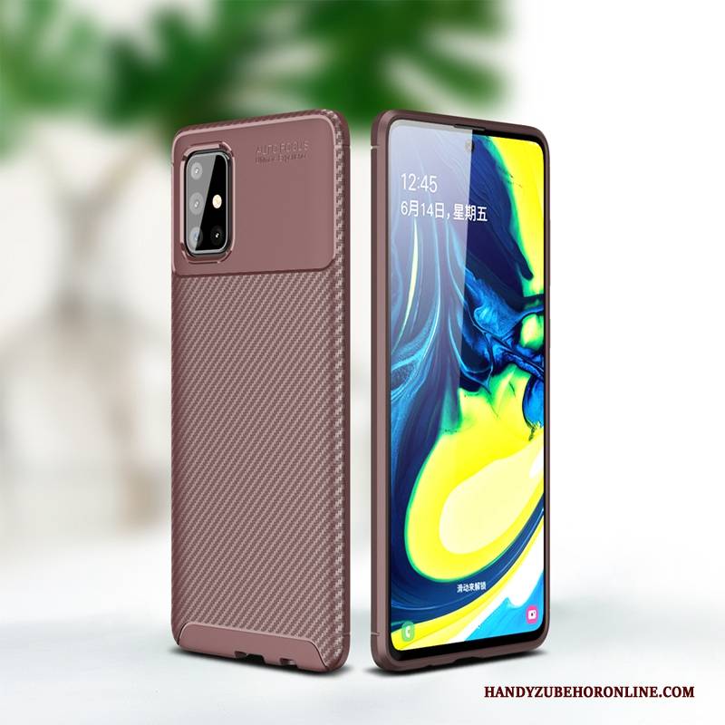 Hülle Samsung Galaxy A71 Taschen Leicht Membran, Case Samsung Galaxy A71 Schutz Temperieren Business